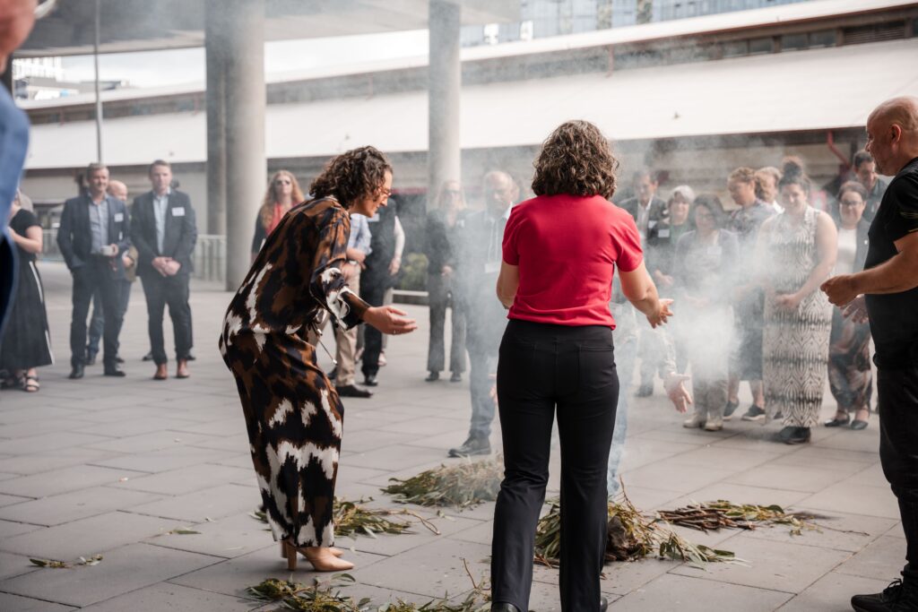 AWP Partners Workshop 2025 Welcome To Country & Smoking Ceremony